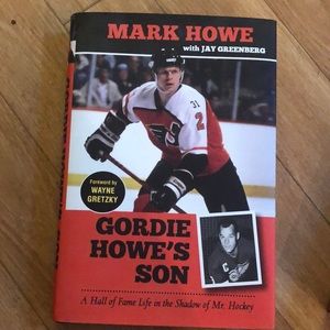 Brand new double signed “Gordie Howe’s Son” book